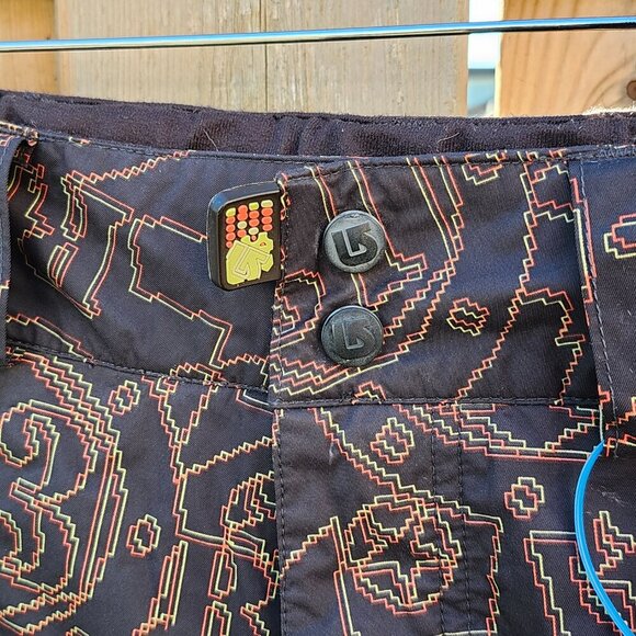 FUN Burton Cargo Pant Snow Pants Women's Size Small Lucky 13 3D Glasses Look - Picture 2 of 13